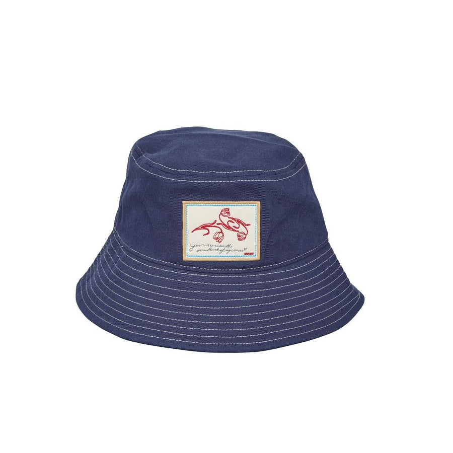 Canvas bøllehat - Navy Blue